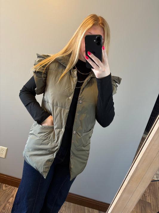 Ruffle Short Sleeve Vest